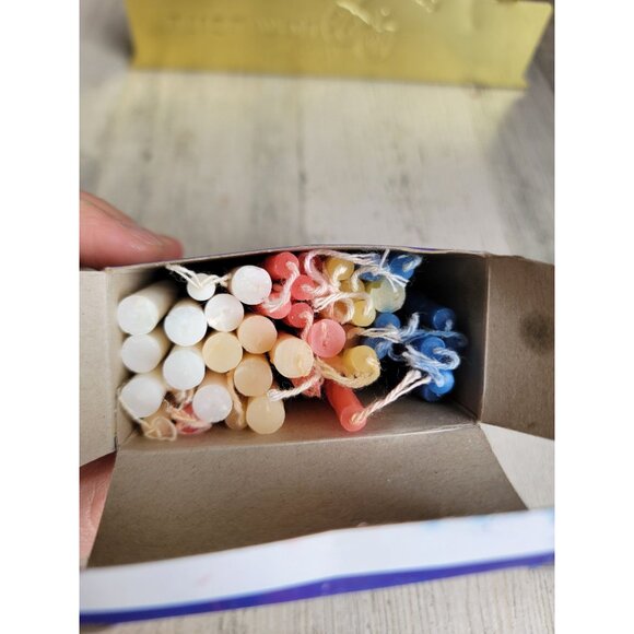 Metal menorah Hanukkah candle holder set religious golden - Picture 10 of 14